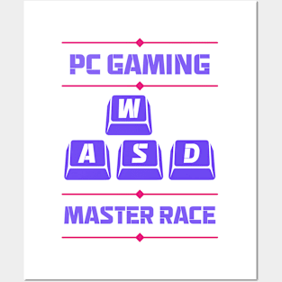 WASD - PC Gaming Master Race (v4) Posters and Art